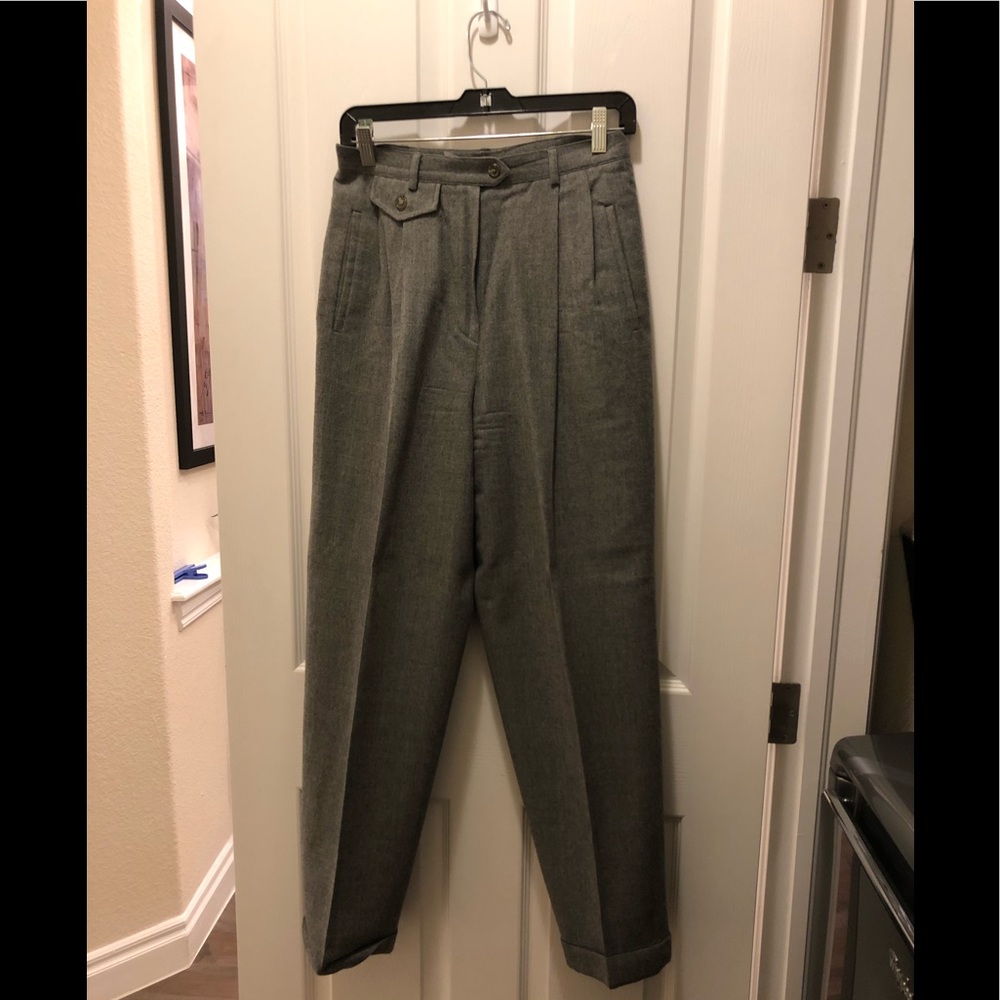 Ralph Lauren Gray Wool Pants